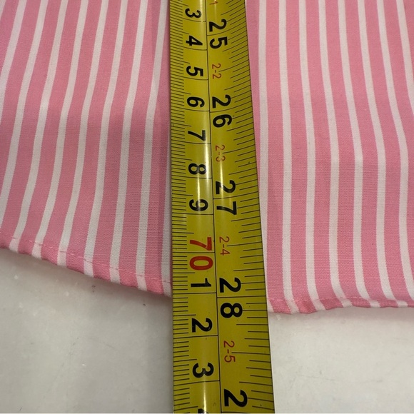 RALPH Lauren Women's Striped Pink White Long Sleeve Button-Down Shirt Sz 1X NWOT - Picture 5 of 10